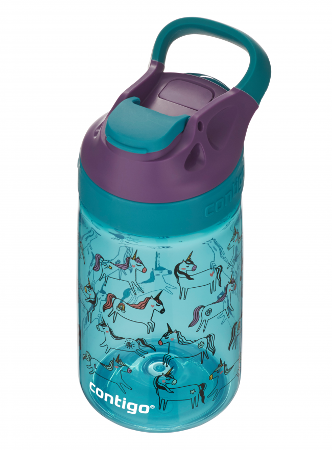 Contigo Gizmo Sip ūdens pudele bērniem Unicorn Eggplant, 420ml