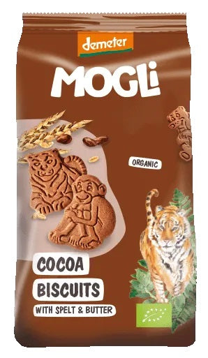 Mogli BIO speltas kviešu sviesta cepumi ar kakao, 125g