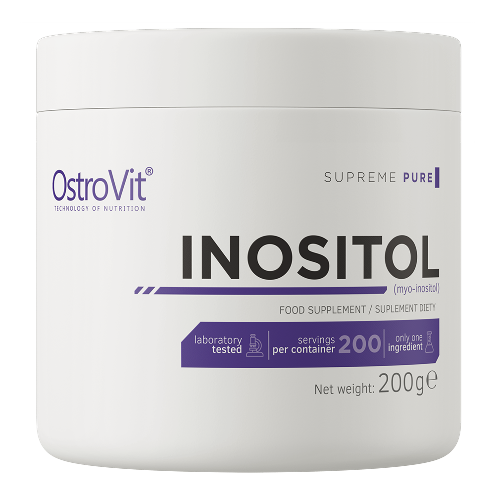 OstroVit uztura bagātinātājs Mio-inozīts (inositol) pulveris, 200g