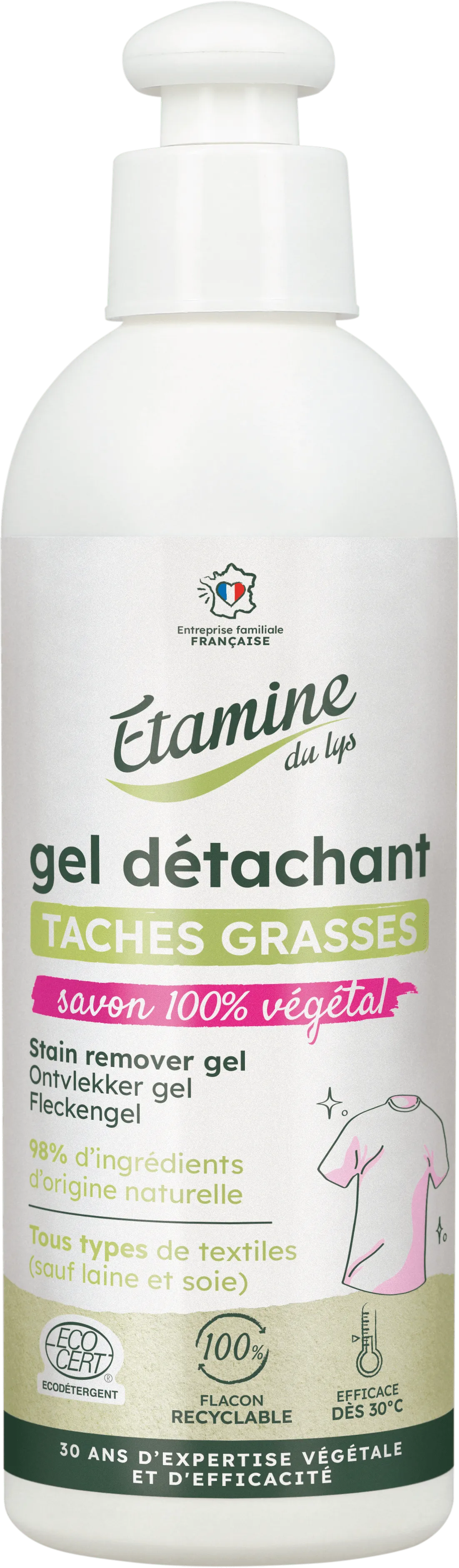 Etamine du Lys traipu tīrīšanas līdzeklis – efektīvs taukainu traipu noņemšanai, 150ml