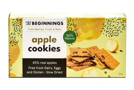 The Beginnings bezglutēna ābolu cepumi, 80g