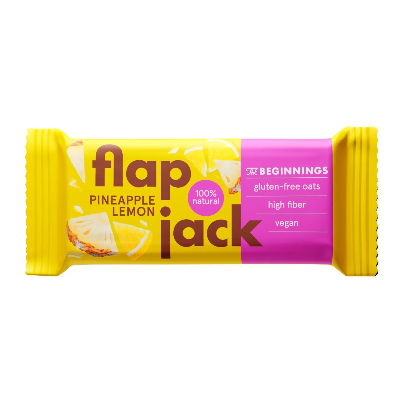 The Beginnings FlapJack bezglutēna auzu pārslu un ananāsu batoniņš, 60g