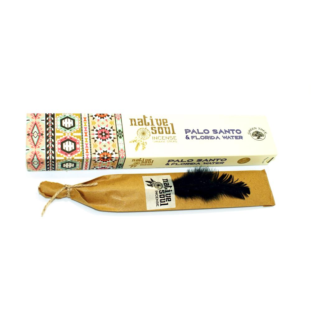 Green Tree Native Soul smaržkociņi "Palo Santo & Floridawater", 15g