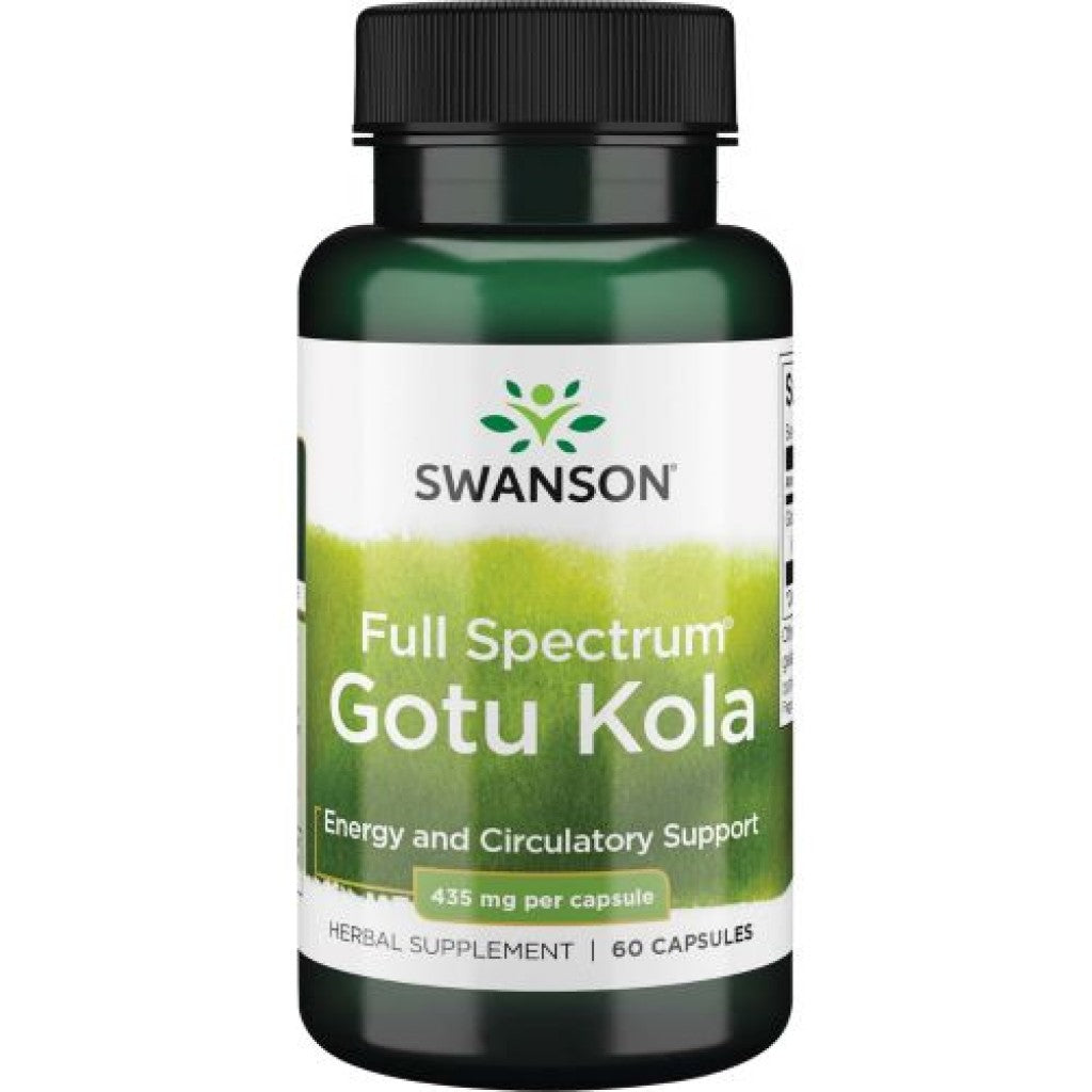 Swanson uztura bagātinātājs Gotu Kola, 60 kaps.