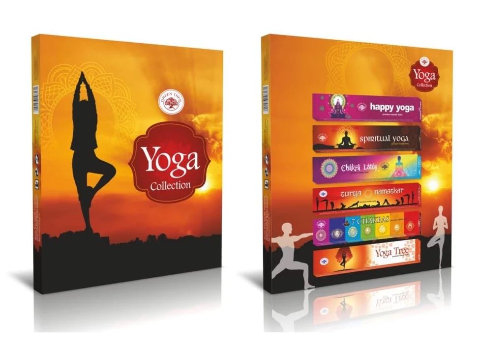 Green Tree smaržkociņu izlases dāvanu komplekts Yoga Collection, 6 x 15g