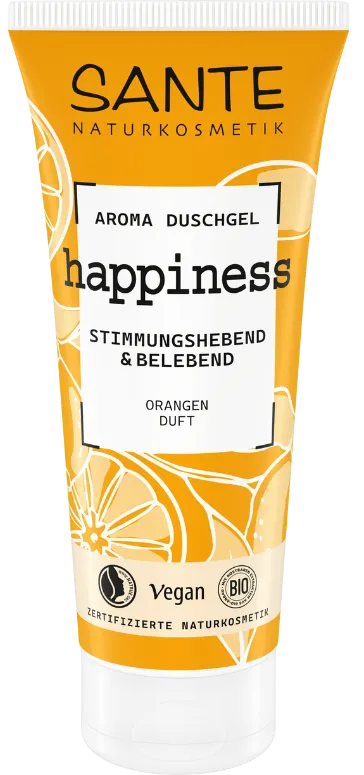 Sante dušas želeja ar bio apelsīniem Happiness, 200ml