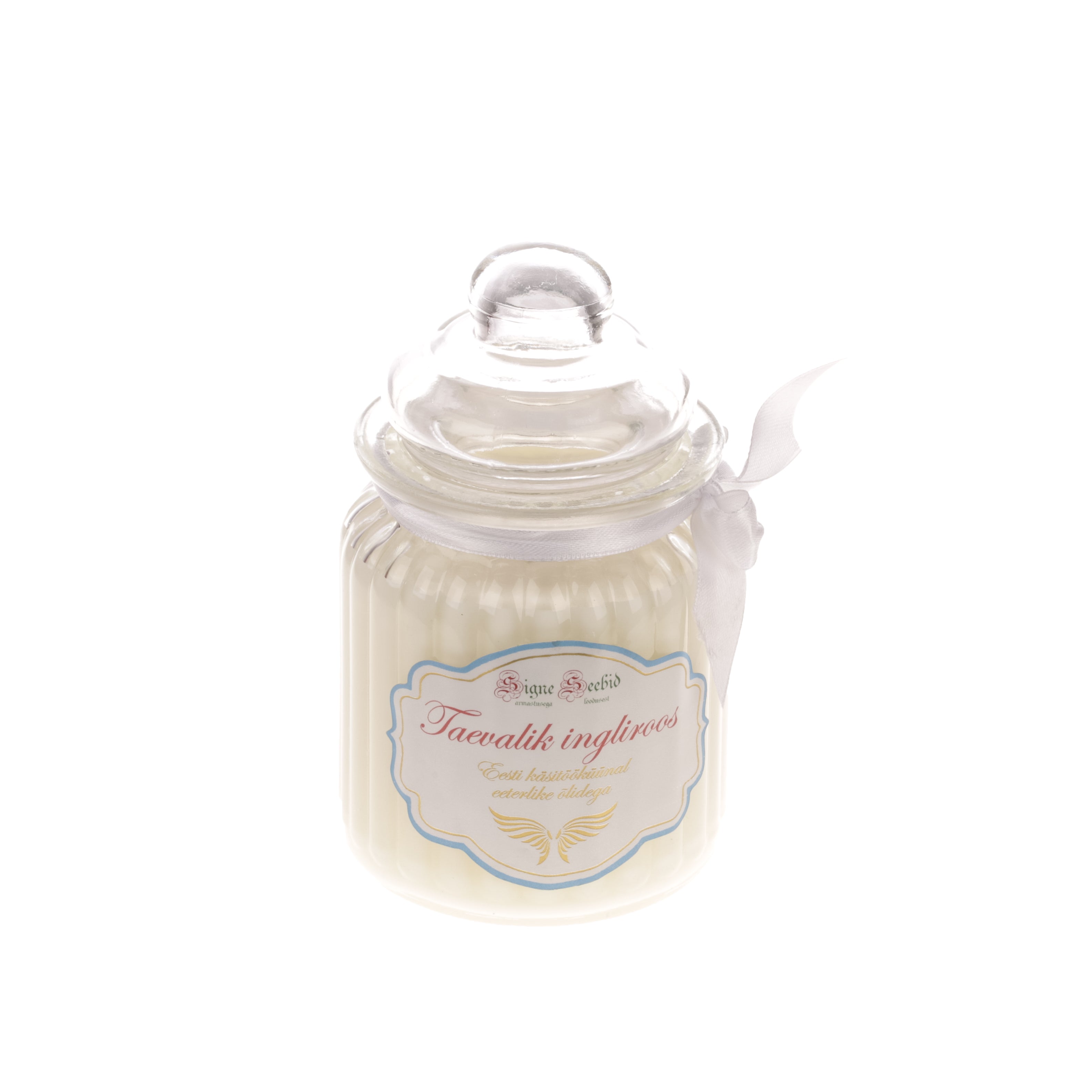 Signe Seebid sojas vaska svece "Debešķīgā angļu roze "