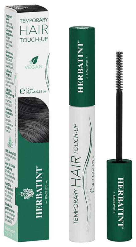 Herbatint Touch - Up īslaicīga efekta tuša matu saknēm (melna), 10ml