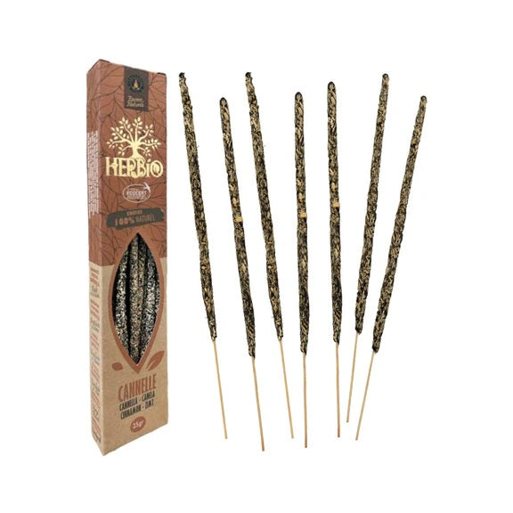 Herbio ar rokām darināti smaržkociņi ar kanēļa aromātu "Cinnamon", 25g