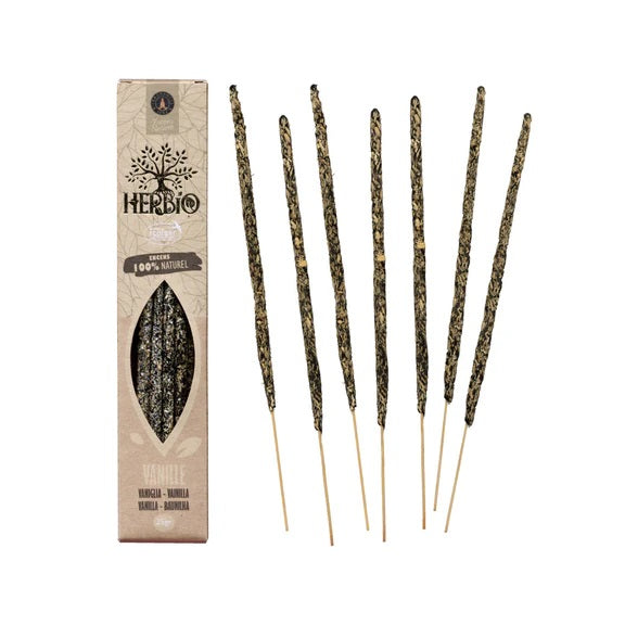 Herbio ar rokām darināti smaržkociņi ar vaniļas aromātu "Vanilla", 25g