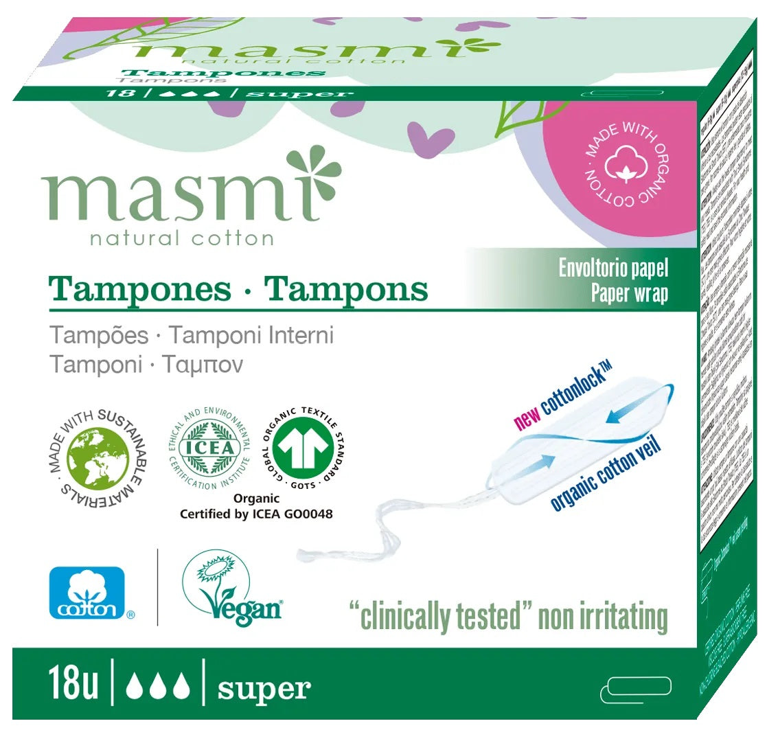 Masmi higiēniskie tamponi Super, 18gb.