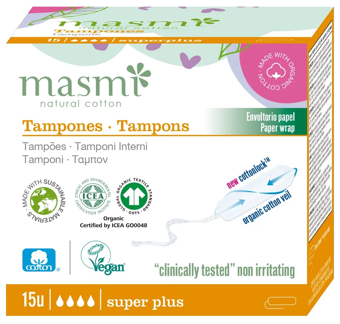 Masmi higiēniskie tamponi Super Plus, 15gb.