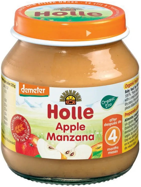 Holle BIO ābolu biezenis no 4 mēn. vecuma, 125g