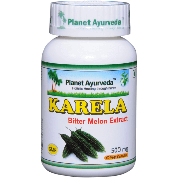 Planet Ayurveda uztura bagātinātājs Karela (rūgtā melone), 60kaps.