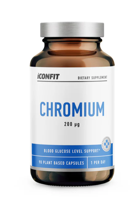 ICONFIT uztura bagātinātājs Hroms, 90 kaps.