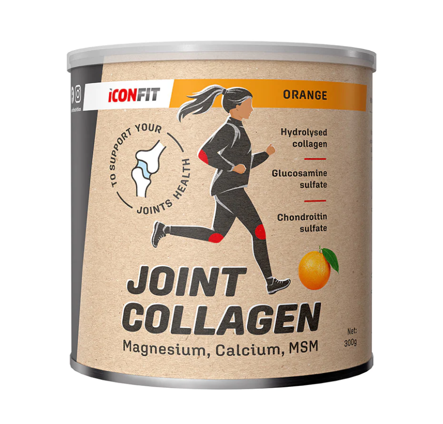 ICONFIT uztura bagātinātājs Joint Collagen locītavām, ar apelsīnu garšu, 300g