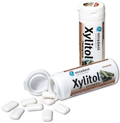 Miradent Xylitol kanēļa košļājamā gumija ar ksilitolu, 30gb