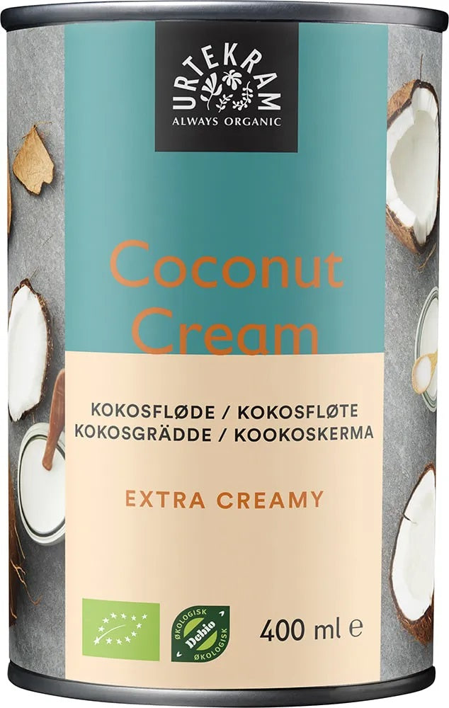 Urtekram Food BIO kokosriekstu krēms putošanai, 400g