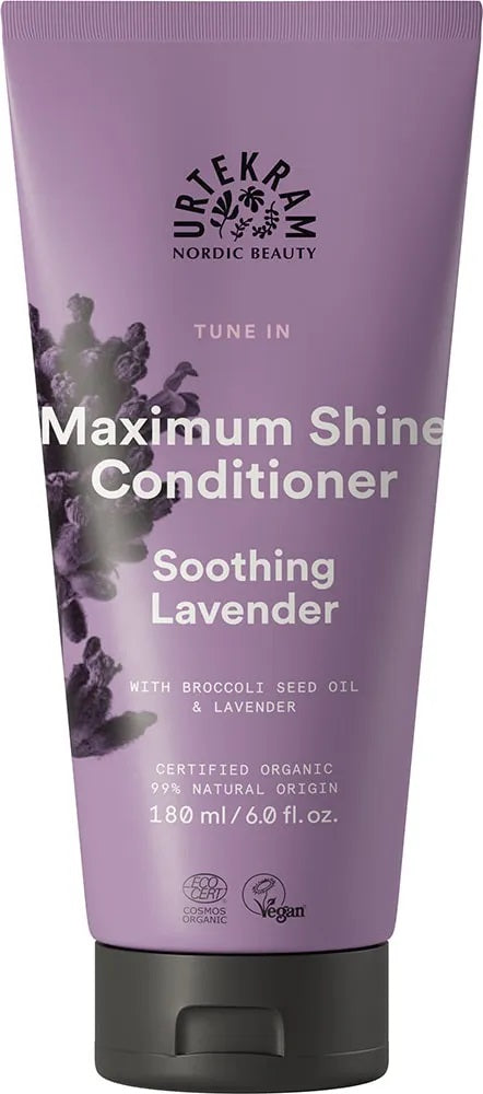Urtekram Soothing Lavender kondicionieris ar lavandu matu spīdumam, 180ml