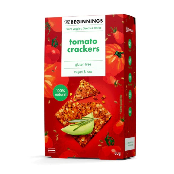The Beginnings bezglutēna tomātu krekera maize, 60g