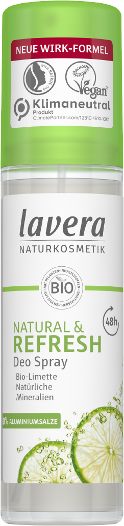 Lavera dezodorants izsmidzināms ar 48h aizsardzību Natural & Refresh, 75ml