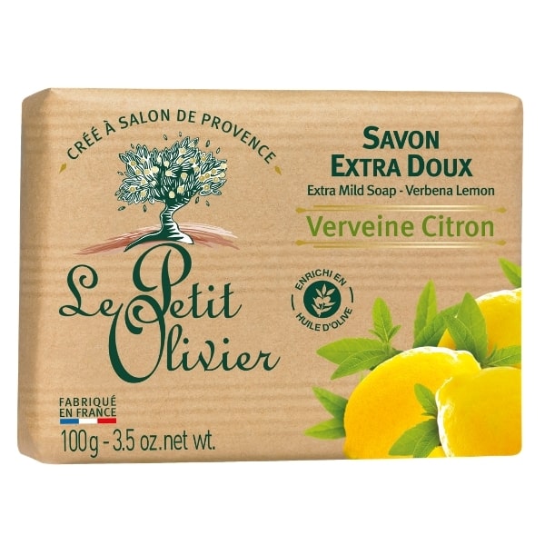 Le Petit Olivier īpaši maigas ziepes ar verbenas un citronu ekstraktiem, 100g