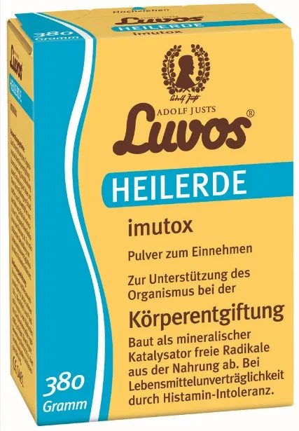 Luvos Heilerde microfein Imutox dzeramā māla pulveris, 380g