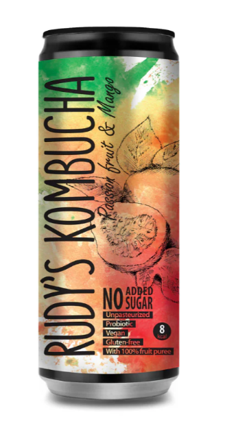 Rudy`s kombučas dzēriens Mango & Marakuja, 330ml