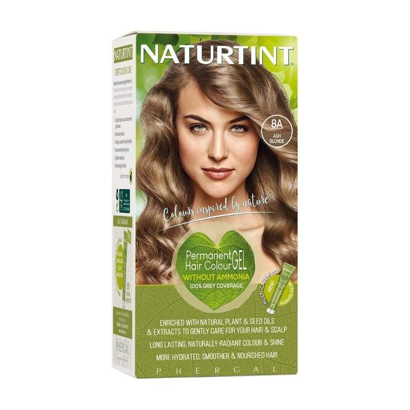 Naturtint matu krāsa 8A pelēki blonds, 170ml
