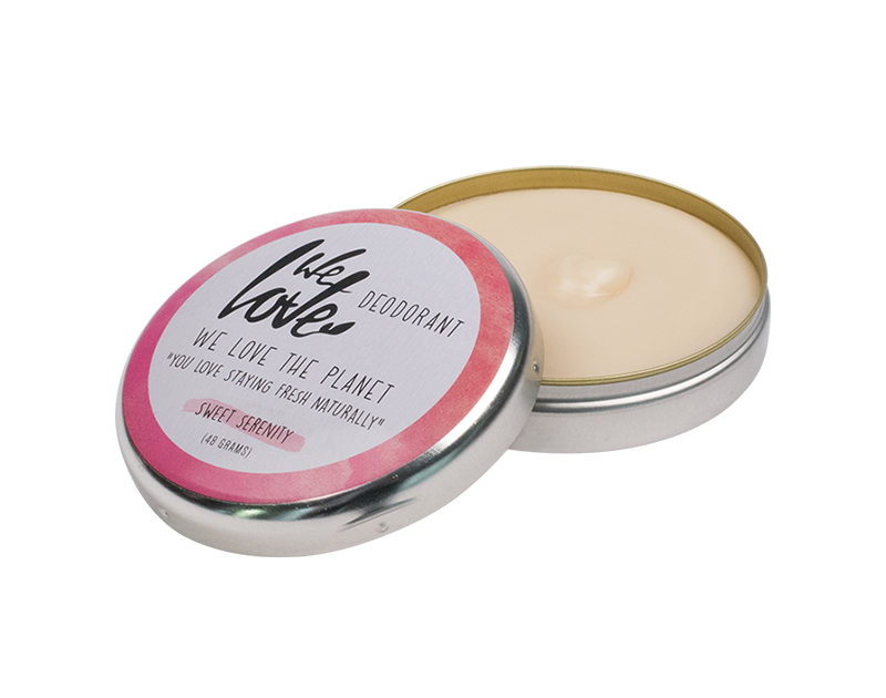 We Love The Planet krēmveida dezodorants ar rozi un medu "Sweet Serenity", 48g