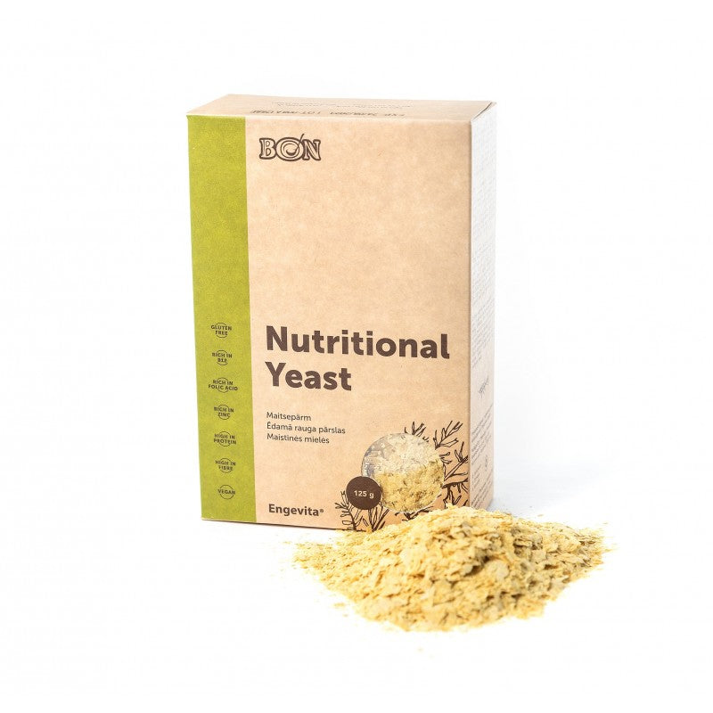 Bon Soya rauga pārslas ar B12 Engevita, 125g