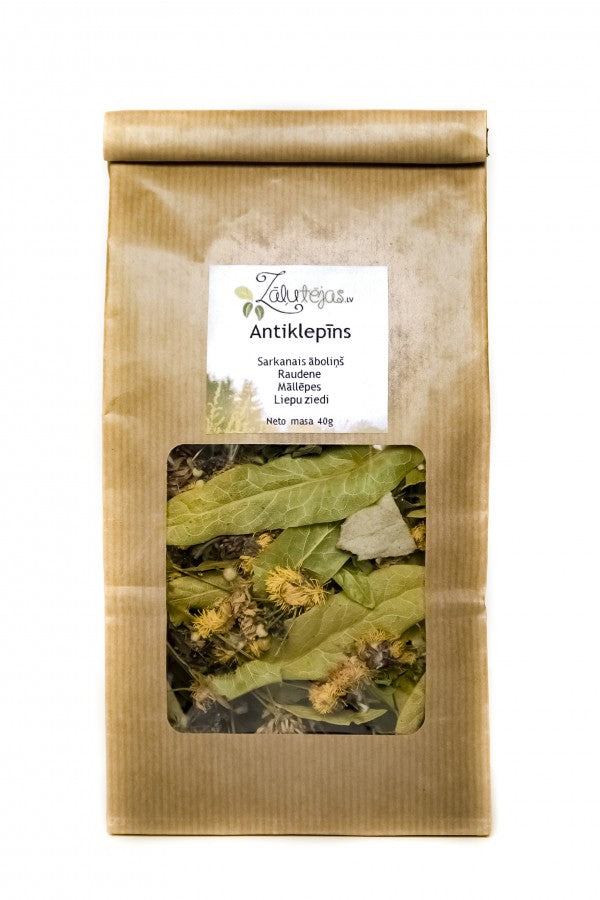 3x9 Zālītes BIO tēja Antiklepīns, 40g