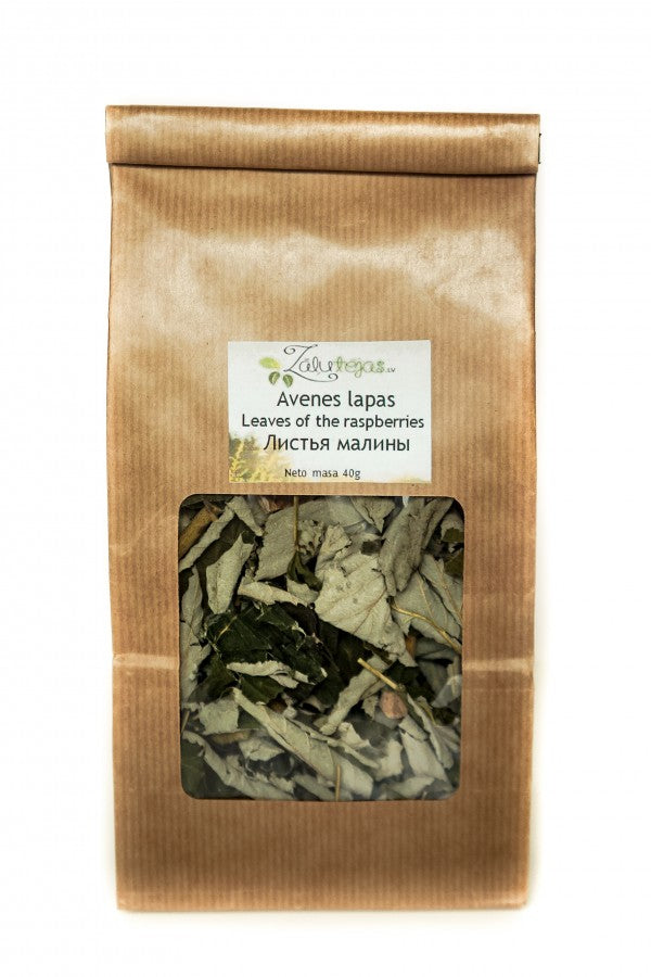 3x9 Zālītes BIO aveņu lapu tēja, 40g