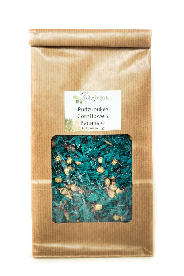 3x9 Zālītes BIO rudzupuķu ziedu tēja, 30g