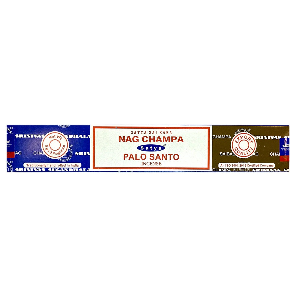 Satya smaržkociņi mix Nag Champa & Palo Santo, 8x2g
