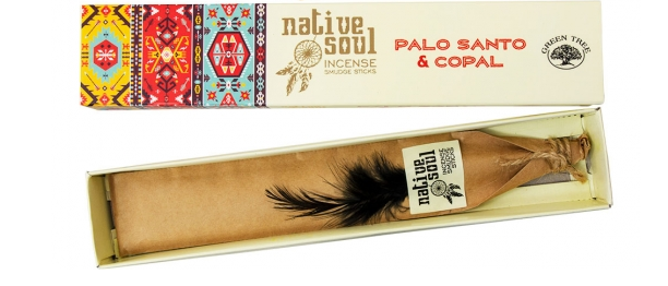 Green Tree Native Soul smaržkociņi "Palo Santo & Copal", 15g