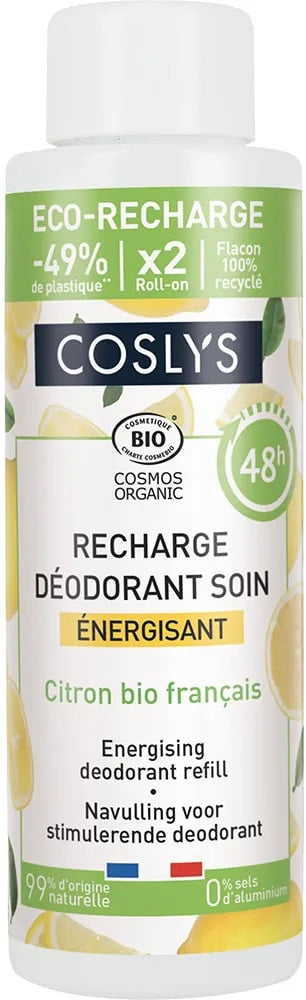 Coslys 48h dezodorants uzpilde enerģizējošs ar citronu, 100ml