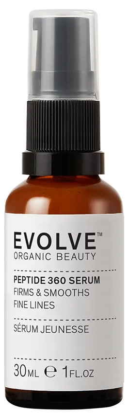 Evolve Organic Beauty sejas serums ar peptīdiem, 30ml