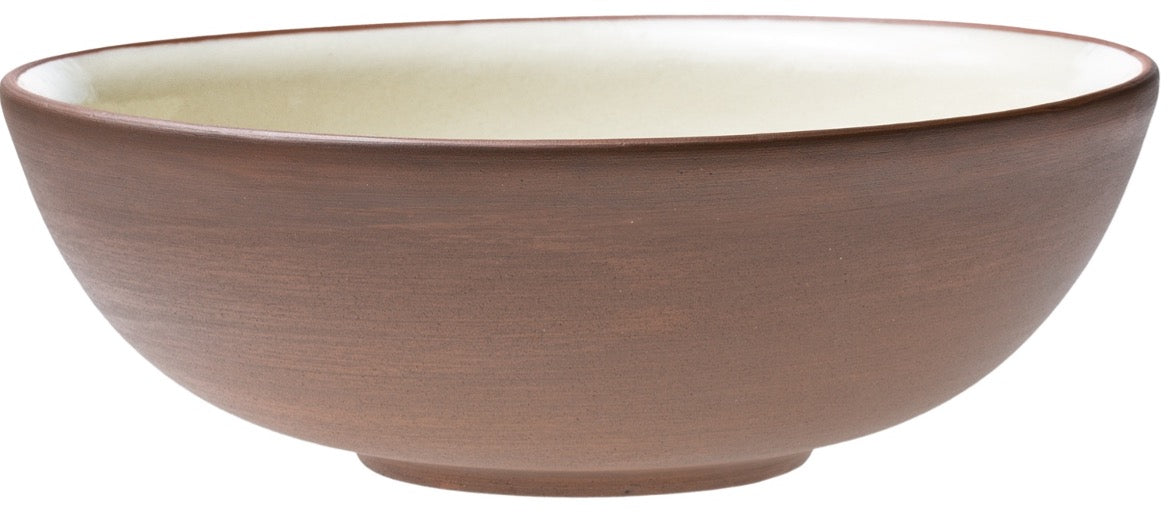 Vaidava Ceramics kolekcija Earth Raw bļoda brūna matēta, 235x85, 2l
