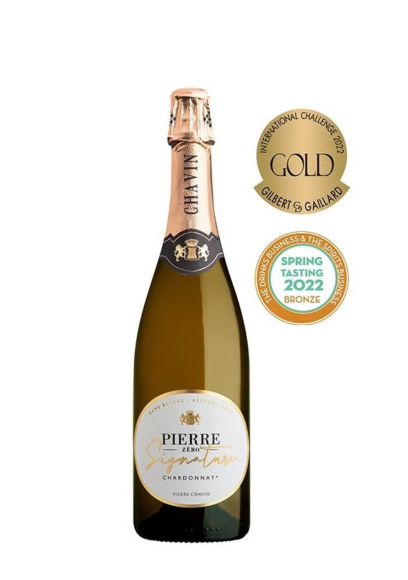 Pierre Zēro Signature Sparkling Chardonnay BIO bezalkoholiskais dzirkstošais vīns Chardonnay 0%, 750ml