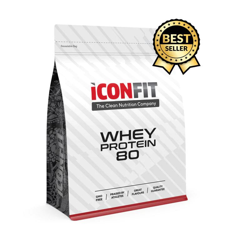 ICONFIT Whey Protein 80 sūkalu proteīns bez garšas, 1kg