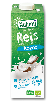 Natumi BIO rīsu un kokosriekstu dzēriens, 1l
