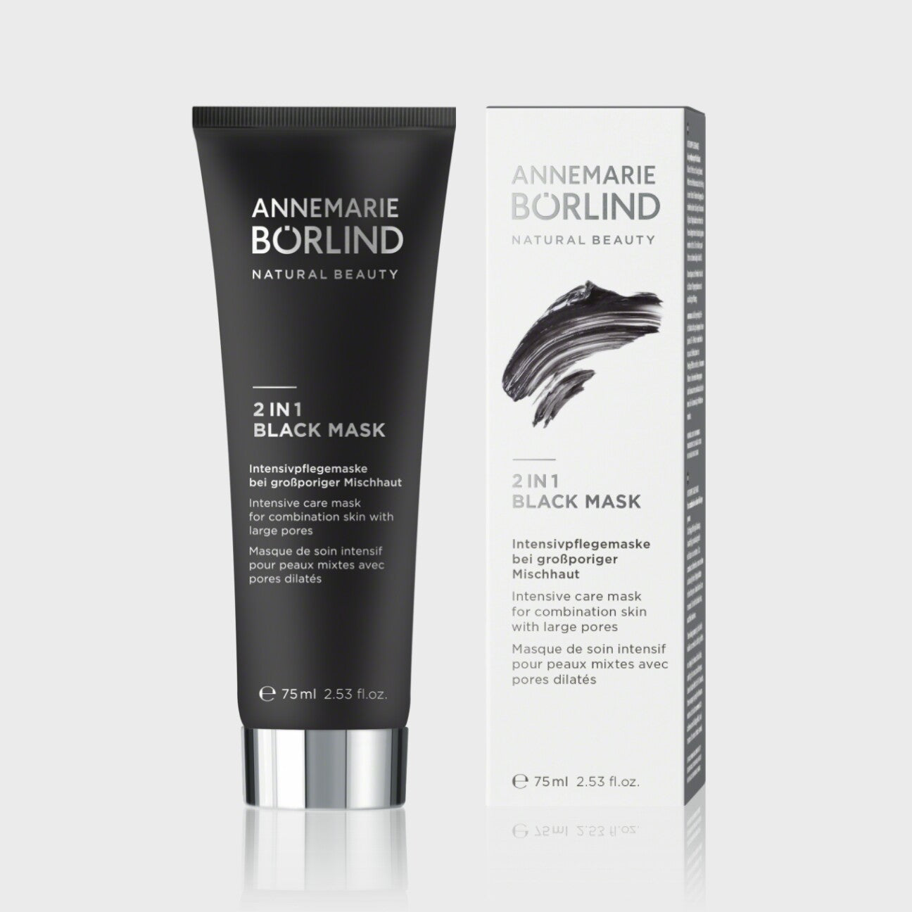 Annemarie Borlind Beauty Mask 2 in 1 melnā maska, 75ml