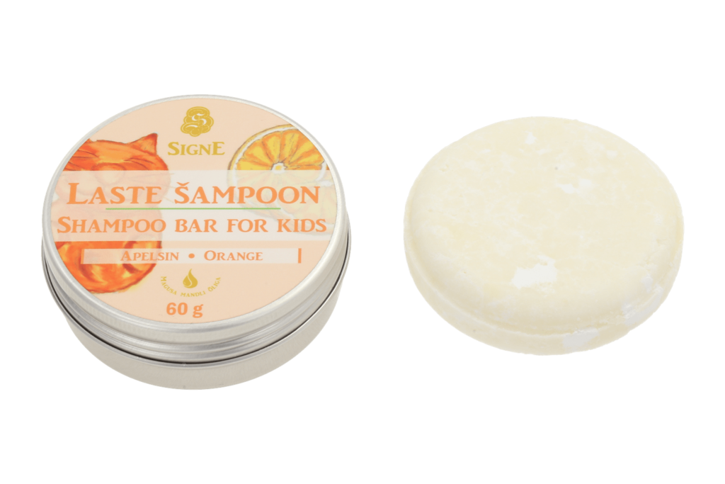 Signe Seebid cietais šampūns bērniem ar apelsīnu, 60g