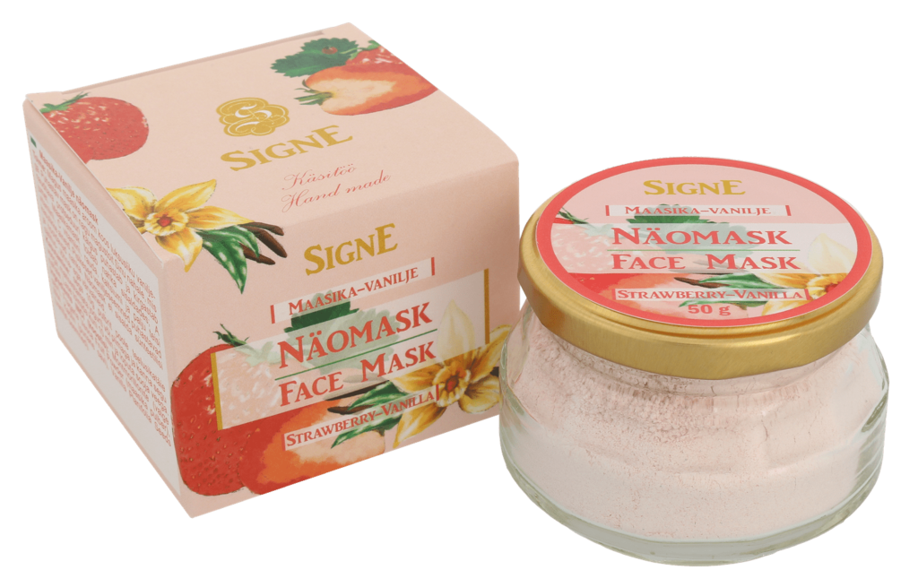 Signe Seebid sejas maska ar zemenēm un vaniļu, 50g