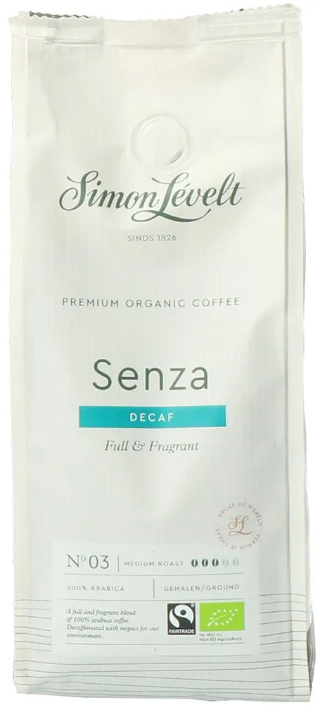 Simon Levelt BIO maltā kafija bez kofeīna Senza, 250g