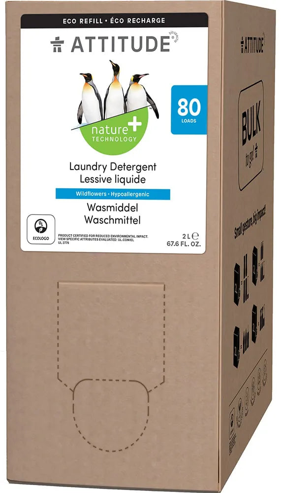 Attitude veļas mazgāšanas līdzeklis ar savvaļas ziedu smaržu, 2l