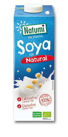 Natumi BIO bezglutēna sojas dzēriens bez cukura,1l