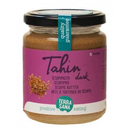 Terrasana BIO grauzdētu sezama sēklu pasta tumšā Tahini, 250g