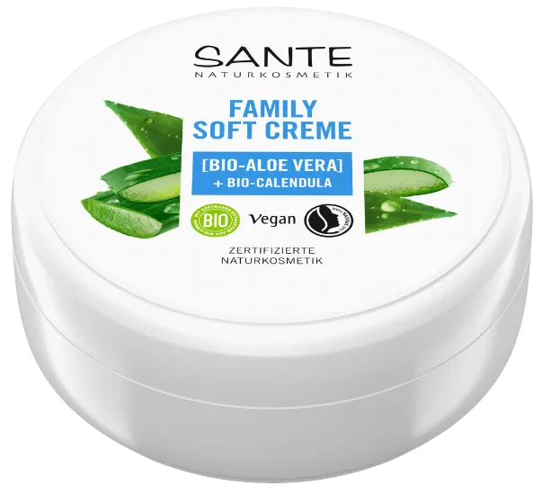 Sante universālais krēms ar alveju un kliņģerītēm – intensīvai sejas un ķermeņa ādas kopšanai, 150ml